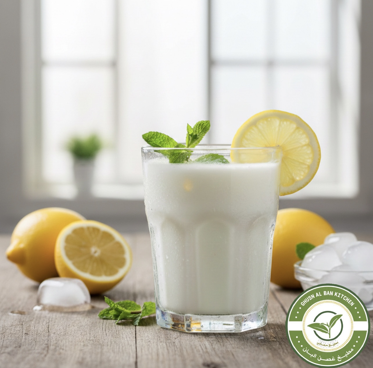 لبن غصن البان بليمون 
